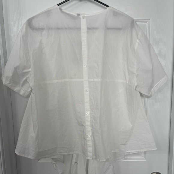 COPY - NWT - Zara Women’s White Blouse - Large - Picture 2 of 4